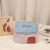 Bolsa de maquillaje de cabina bonita de gran capacidad, estuche de cosméticos de mano Kawaii con forma de casa, bolsa de almacenamiento de artículos de tocador cuadrada con cremallera para mujer - details 10