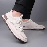 Nuevos zapatos de cuero informales para hombres chinos, cuello alto de moda, marca de calzado deportivo clásico en el mercado estadounidense - details 6