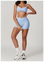 Pantalones Cortos de Yoga de Nylon Suave Cintura Alta para Entrenamiento y Ciclismo - details 19