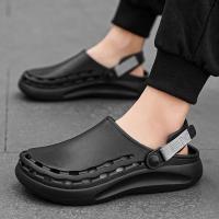 Sandalias de Hombre de Eva Sólido Secado Rápido, Ligero, a la Moda, Informales para Salidas al Aire Libre y Playa - details 3