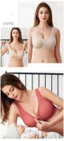 Sujetador de lactancia inalámbrico para mujer, ropa de maternidad, antisueltos, transpirable, seda helada, cómodo - details 14