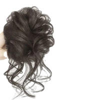 Moño de pelo desordenado para mujer, extensión de coleta ondulada y rizada, Scrunchies para el cabello, postizo Updo - details 0