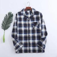 Trajes de casa para hombre, pantalones de manga larga, trajes para Otoño e Invierno, Pijamas para hombre, pijamas de franela con diseño a cuadros para hombre - details 41
