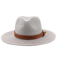 Sombreros panamá de ala ancha para hombre y mujer, sombrero de paja para la playa, protección UV, UPF, 54-58-60cm - details 6