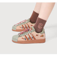 Zapatillas de deporte para mujer, zapatos para caminar, correr, informales, patrón de bloque de Color, cómodos, primavera y verano - details 12