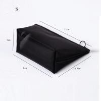 Neceser de viaje para mujer, bolsa de aseo de malla negra transparente, organizador de maquillaje, bolsa de lavado, pequeña y grande - details 6