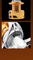 Carrete de Pesca Ultraligero Rooblinos XF Marco de Metal Suave y Fuerte - details 9