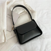Bolsos cruzados para mujer, bolso de hombro de cuero de PU de Color sólido, bolso pequeño de moda - details 15