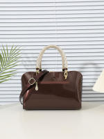 Bolsa de almohada de charol 2025 primavera y verano nuevo bolso brillante bolso nupcial moda de alta gama de un solo hombro oblicuo span bolso de las mujeres. - details 2