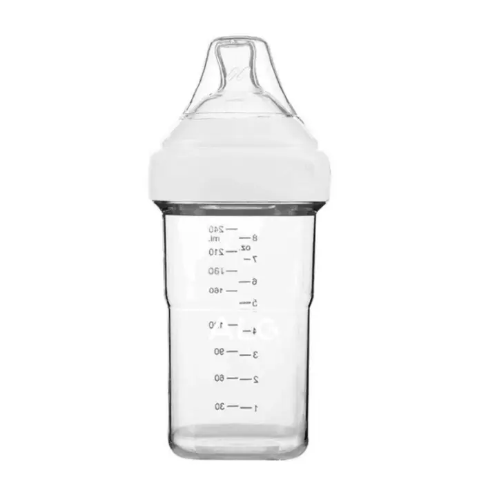 Botella de leche PP anticaída y anticólicos para bebé recién nacido de 0 a 3 años, botella para niños de 150ml a 240ml, botella opcional de tres colores - 1
