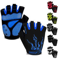 Guantes de bicicleta con almohadilla de Gel para hombre y mujer, manoplas transpirables antideslizantes para ciclismo de carretera, 5MM, 1 par - details 1