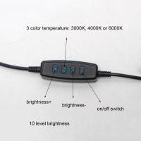 Luz de libro USB regulable de 5W, atenuación de brillo, 3 modos de Color, lámpara de Clip LED para lectura, dormitorio de niños, lámpara de noche de cabecera - details 2