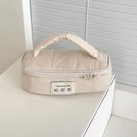 Bolsa de almacenamiento de cosméticos creativa para regalo, bolsa de maquillaje portátil INS con cremallera y asa, estuche de cosméticos para mujer - details 1
