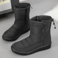 Winer-Botas largas informales para mujer, zapatos planos cálidos para la nieve - details 1