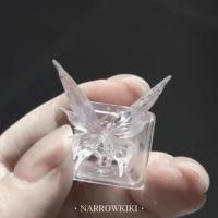 Tarjetas De Mariposa Lunar Sombrero Personalizado De Niebla Transparente Resina OEM ESC Anime Artesano Tapa De Teclado Mecánico Accesorios De Juegos De Teclado Regalo - details 2