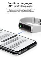 Reloj inteligente C60, Smartwatch con Bluetooth, llamadas, detección de frecuencia cardíaca, ajuste de brillo, batería baja, recordatorio de Modo deportivo, novedad de 2024 - details 11