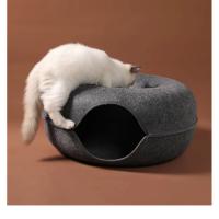 Juguete Interactivo de Doble Uso para Gatos Donut Cat Cama de Mascota Túnel de Gato Equipamiento Deportivo para Gatos Entrenamiento de Gatos - details 10