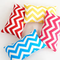 Funda de Almohada de Playa Impermeable Diseño a Rayas de Colores Vivos - details 3