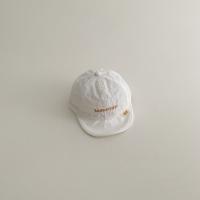 Gorra de béisbol coreana con letras de verano, gorro fino suave con visera para bebé, gorra con visera transpirable de secado rápido para niños - details 2
