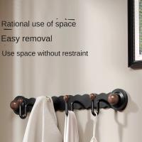 Gancho trasero para puerta con soporte de carga fuerte, ventosa creativa para ahorrar espacio, gancho para baño, montaje en pared sin perforación - details 13