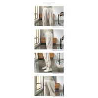 Pantalones Ligeros Informales para Hombre Moda Coreana Recortada, Estilo Cargo Adelgazante con Patas Pequeñas - details 9