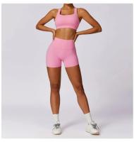 Pantalones Cortos de Yoga para Mujeres Fitness Running Ciclismo Pantalones Deportivos Transpirables Cintura Alta Entrenamiento Gimnasio Push Up Leggings de Nylon - details 14