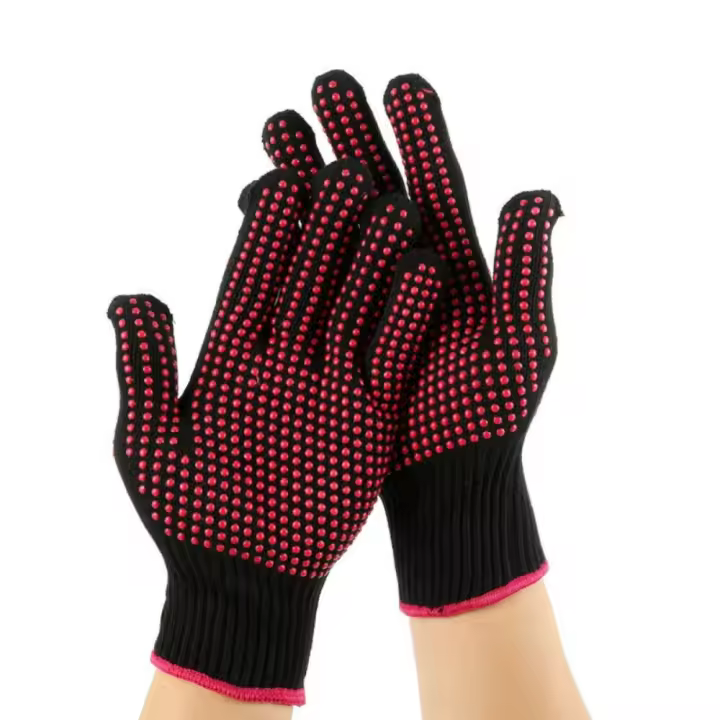 Guantes de silicona resistentes al Calor, manoplas para Parrilla, barbacoa, Horno, 1 Par - 1