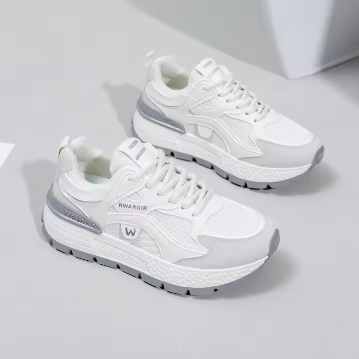 Zapatillas de Deportivas para Mujer Estilo Coreano Bajo Autumn 2024 Nuevo Respirable para Estudiantes Aumento de Altura - 1