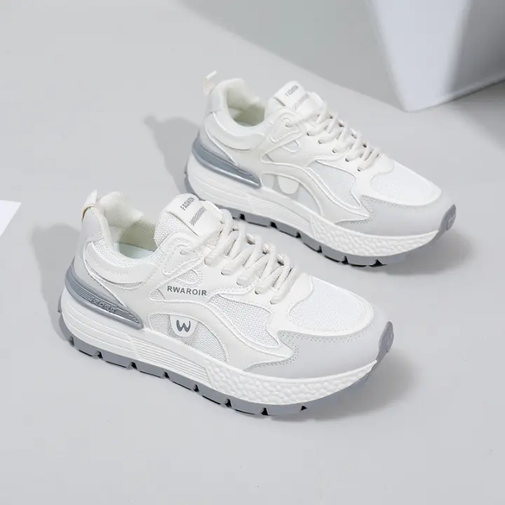 Zapatillas de Deportivas para Mujer Estilo Coreano Bajo Autumn 2024 Nuevo Respirable para Estudiantes Aumento de Altura - 1