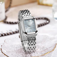 Nuevo Reloj informal con banda de acero para mujer, esfera cuadrada, reloj de pulsera de cuarzo para estudiante - details 8