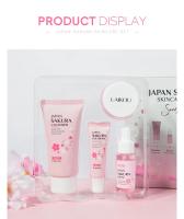 LAIKOU Sakura Kit de Cuidado de la Piel de 4 Piezas Limpiador Facial, Crema para los Ojos, Esencia de Rejuvenección, Aceite Nutritivo Herramientas de Cuidado de la Piel Facial - details 14