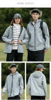 Chaqueta de Senderismo Impermeable Unisex CHRLCK A Prueba de Viento, Anti-embebellecer, Ideal para Acampar, Cazar, Correr, Trekking, Pesca - details 14