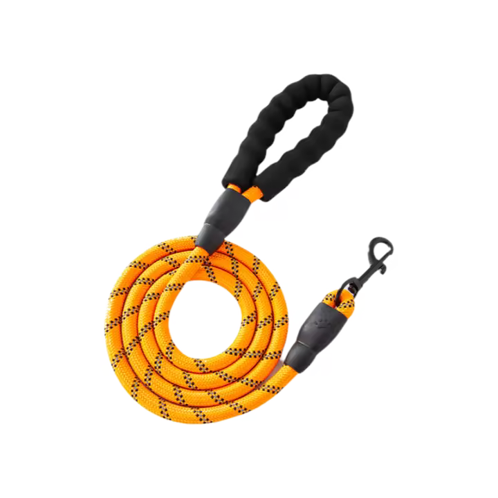 Correa naranja para mascotas, 2 m x 1,2 CM - 1