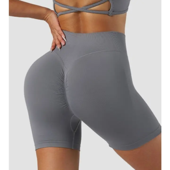 Pantalones cortos dinámicos profesionales para mujer, ropa sin costuras, suave, para Fitness, Yoga, gimnasio, correr, bicicleta, novedad - 1