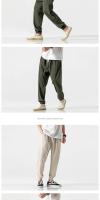 2024 Pantalones de talla grande estilo chino pantalones de lino para hombres pantalones de lino de algodón para hombres Leggings - details 14