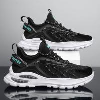 Zapatos informales transpirables de malla para hombre, calzado deportivo para correr de moda, primavera y verano - details 5