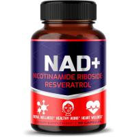 Suplemento NAD+ con Nicotinamida Ribosida NR, Resveratrol, Quercetin Energía Celular y Reparación, Vitalidad, Edad Saludable (90 Cuentos/Botella) - details 1