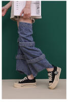 Zapatos de cuero para mujer, novedad de 2024, zapatos blancos con plataforma aumentada para mujer, zapatos informales Joker para mujer - details 18