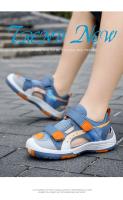 Sandalias de Niños Suaves Zapatos de Moda de Color Sólido Suela Antideslizante Anticolisión - details 13