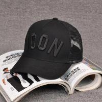Gorra de béisbol de hip hop para hombre y mujer, sombrero con icono bordado negro, de algodón, DSQ, para verano - details 7