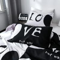 Juego de Funda de Duvet de Amantes Impresos Tamaño de Cama Cuadrado Funda de Edredón y Funda de Almohada Ropa de Cama sin Sábana - details 5