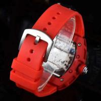 Reloj de Pulsera de Cuarzo de Lujo Automático Estilo Hueco Impermeable Deportivo Correa de Cuero - details 10
