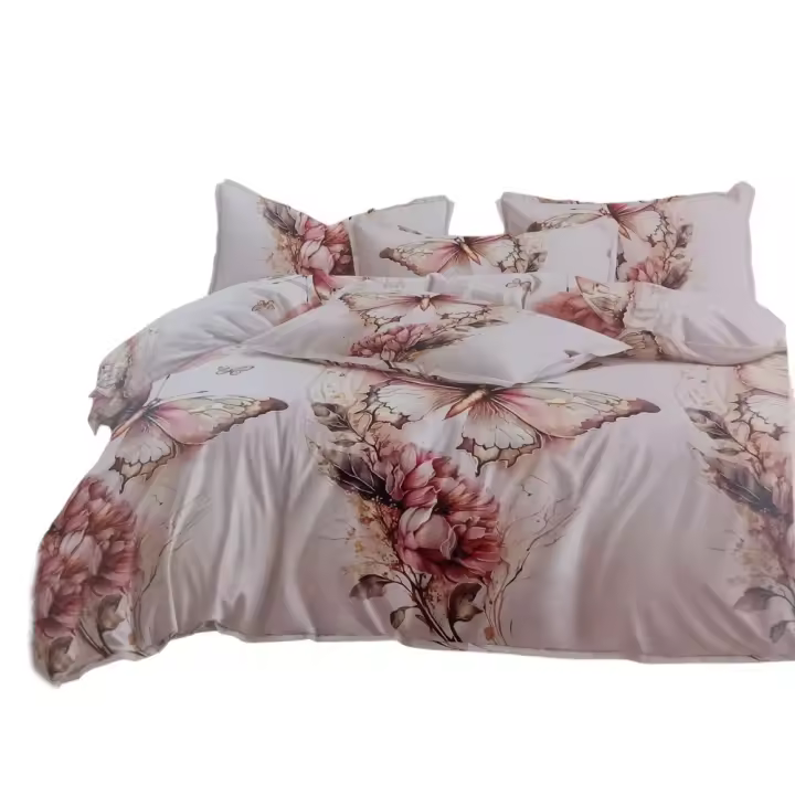Juego de Ropa de Cama Nórdica Completo Funda, Encimera, Cojines Tela Estampada Cama Soltera 90 - 1