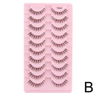 Pestañas False Transparentes 10 Pares Simulación Natural Ideal para Principiantes de Maquillaje - details 1