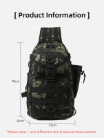 Mochila táctica militar Molle para hombre, bolso multifuncional para acampar, escalar, senderismo, un solo hombro - details 0