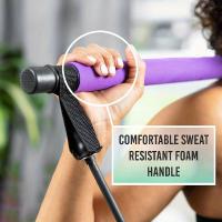 1pc Pilates Bar Kit With Resistance Bands, Stainless Steel Exercise Stick - details 3