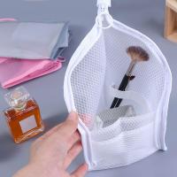 Bolsas de aseo plegables, bolsa de almacenamiento para cepillos de dientes de viaje, bolsa de maquillaje, organizador de lavado, bolsa para brochas de maquillaje, bolsa de cosméticos de malla, 1 ud. - details 8