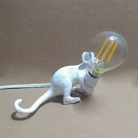 Lámpara de Noche de Resina de Ratón Nórdico Diseño de Dibujos Animados Iluminación para el Hogar - details 3