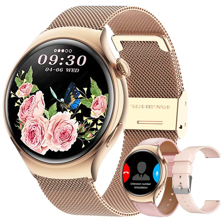 Reloj inteligente Watch 4 mini de la serie NFC Para mujer, llamada bluetooth, impermeable,pantalla de 1,27 pulgadas,reloj femenino más pequeño,Pruebas de sueño, pruebas de salud,regalo femenino exquisito,marcación personalizada,Reloj de tamaño mínimo,2025 - 1