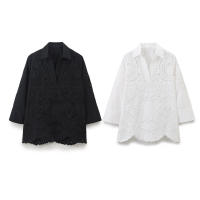 Conjunto Elegante de Verano para Mujer Pantalones Cortos de Cintura Alta, Top de Manga Corta, Traje Holgado con Borla, Novedad de Verano - details 4